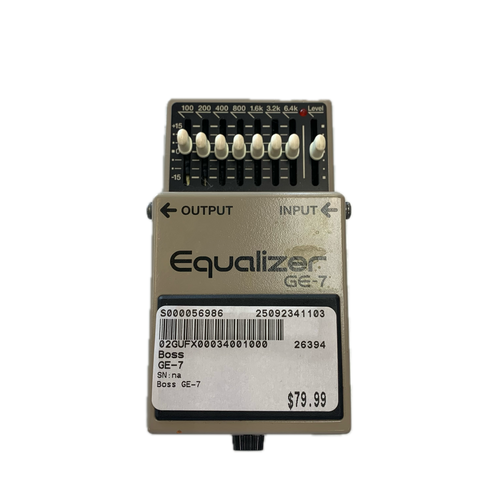 Vist Large View of Product Image Which is Used Boss GE-7 EQ Pedal