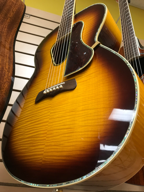 Vist Large View of Product Image Which is Used Gretsch G3205 Solid Top Acoustic Guitar Tobacco Sunburst