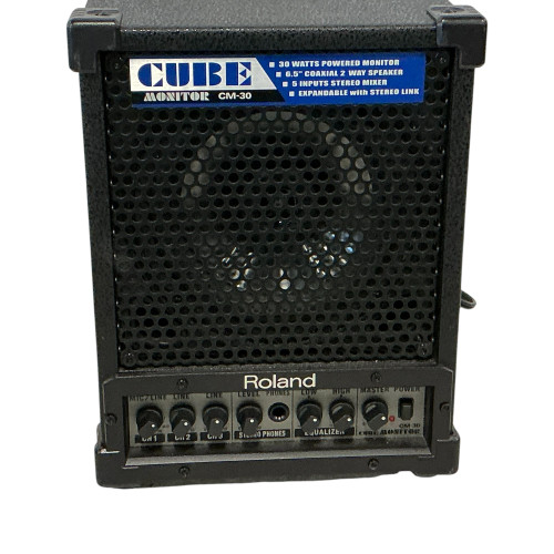 Vist Large View of Product Image Which is Used Roland CM-30 CUBE MONITOR Powered Studio Monitor