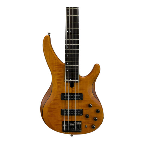 Vist Large View of Product Image Which is Used Yamaha TRBX605FM 5 String Bass Guitar Natural 4-String