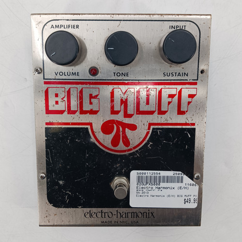 Vist Large View of Product Image Which is Used Electro Harmonix (E/H) BIG MUFF PI Fuzz Pedal