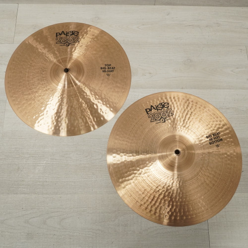Vist Large View of Product Image Which is Used Paiste 15" 2002 Big Beat Hi Hat Cymbal Pair