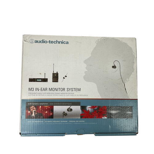 Vist Large View of Product Image Which is Used Audio Technica M3 IN EAR MONITOR SYSTEM Wireless Microphone