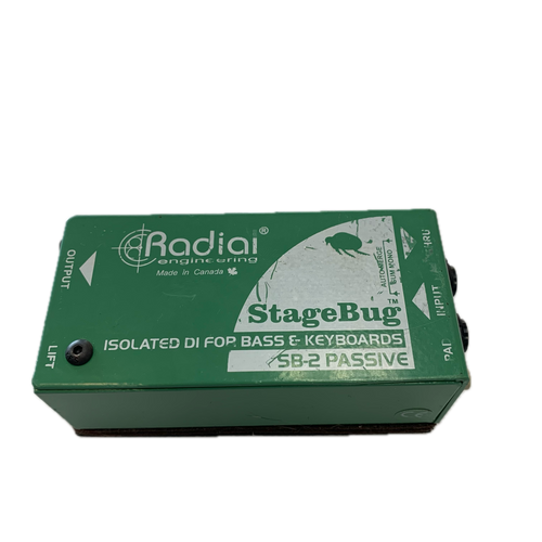 Vist Large View of Product Image Which is Used Radial SB-2 STAGE BUG DI BOX Pro Sound Product