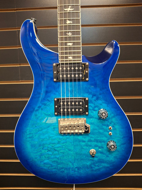 Vist Large View of Product Image Which is Used Paul Reed Smith - PRS CUSTOM 24-08 LAKE BLUE Electric Guitar Blue 6-String