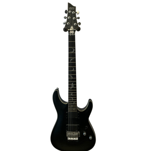 Vist Large View of Product Image Which is Used Schecter DAMIEN PLATINUM 6 FR S Type Electric Guitar Black 6-String