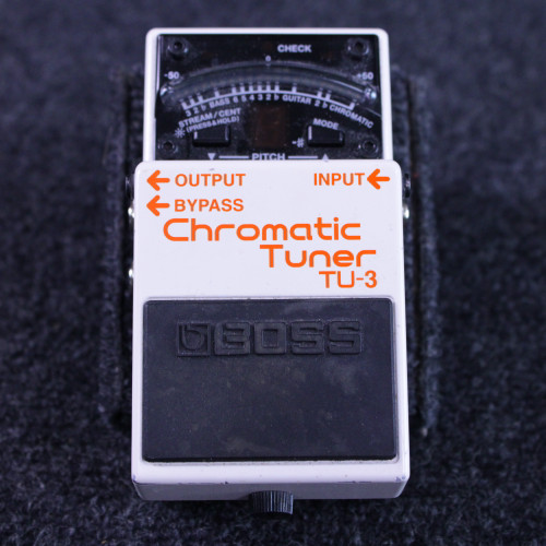 Vist Large View of Product Image Which is Used Boss TU-3 CHROMATIC TUNER PEDAL Tuner Pedal