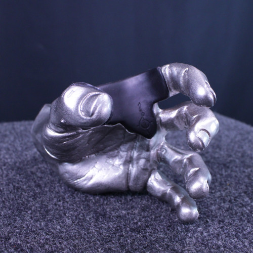 Vist Large View of Product Image Which is Used GUITAR GRIP WALL HANGER SILVER FIST Guitar Accessory