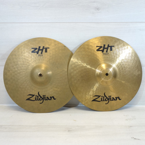 Used Zildjian 14 IN ZHT HIHATS Cymbal 14" 41108-S000063100 Vist Large View of Product Image Which is Used Zildjian 14 IN ZHT HIHATS Cymbal 14"