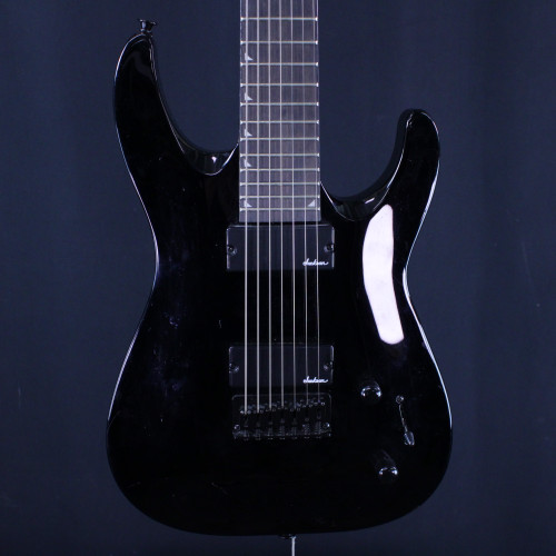 Vist Large View of Product Image Which is Used Jackson JS22-7 Pointy Electric Guitar Black 7-String