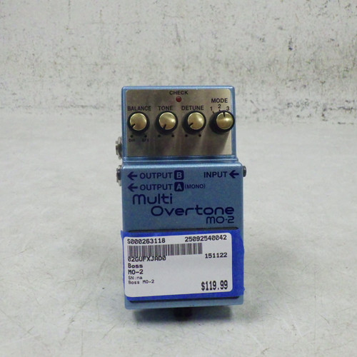 Vist Large View of Product Image Which is Used Boss MO-2 Guitar Effects Pedal