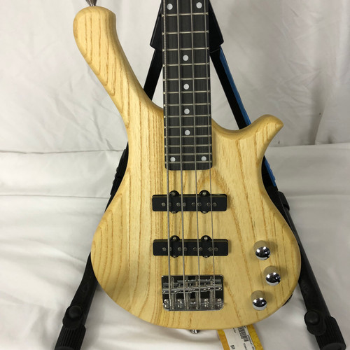 Vist Large View of Product Image Which is Used GLARRY GW101 Bass Guitar Natural 4-String