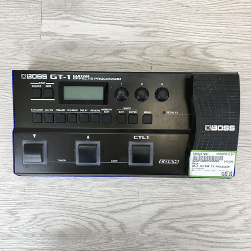 Vist Large View of Product Image Which is Used Boss GT-1 GUITAR FX PROCESSOR Floorboard Effect