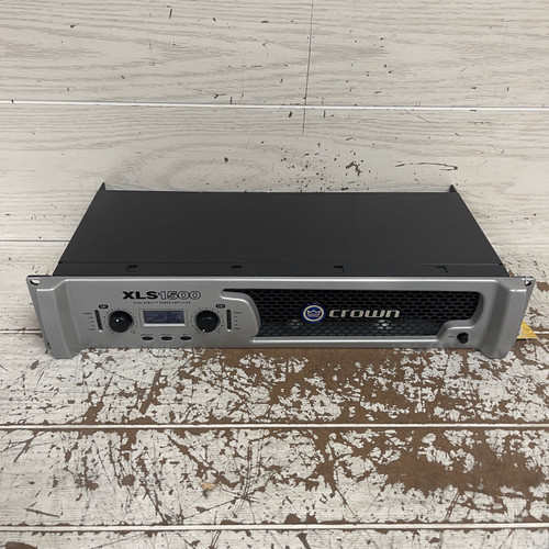 Used - Crown XLS 1500 Power Amplifier 40087-S000235063 Vist Large View of Product Image Which is Used - Crown XLS 1500 Power Amplifier