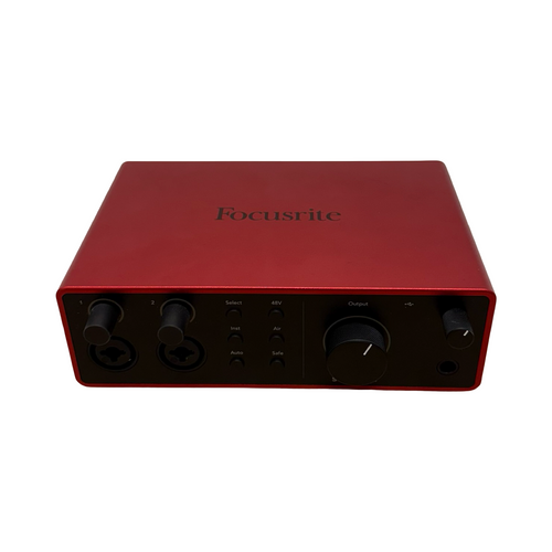 Vist Large View of Product Image Which is Used Focusrite SCARLETT 4I4 4TH GEN Computer Interface 192khz Sample Rate