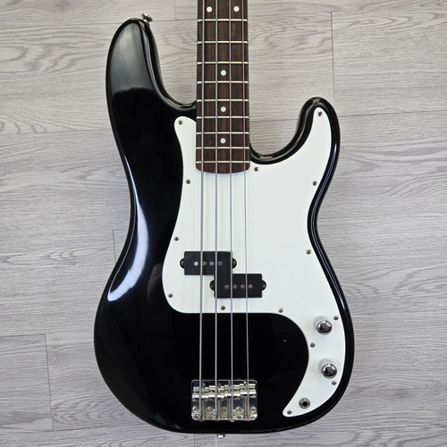 Vist Large View of Product Image Which is Used Squier AFFINITY P-BASS J Type Bass Guitar Black 4-String