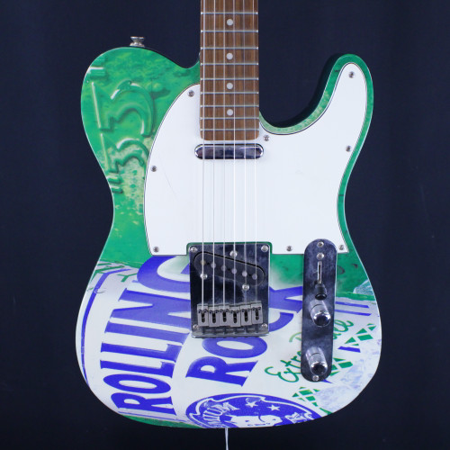 Vist Large View of Product Image Which is Used Squier ROLLING ROCK 20 ANNIVERSARY T Type Electric Guitar Custom Graphics 6-String