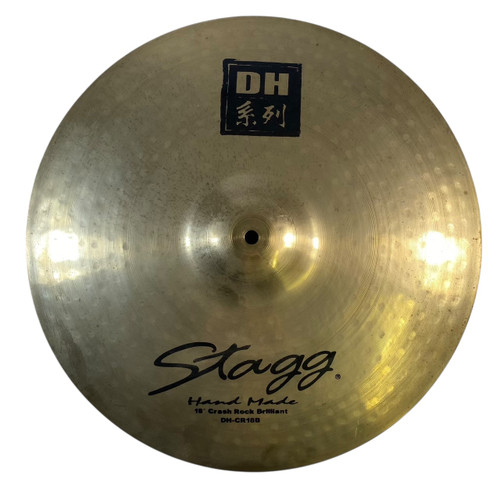 Vist Large View of Product Image Which is Used Stagg 18" DH CRASH ROCK BRILLIANT Crash Cymbal 