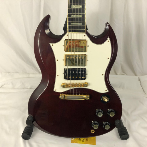 Vist Large View of Product Image Which is Used Gibson 1991 SG 67 REISSUE Vintage SG Type Electric Guitar Red 6-String