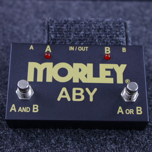 Vist Large View of Product Image Which is Used Morley ABY PEDAL GOLD EDITION A/B/Y Switch