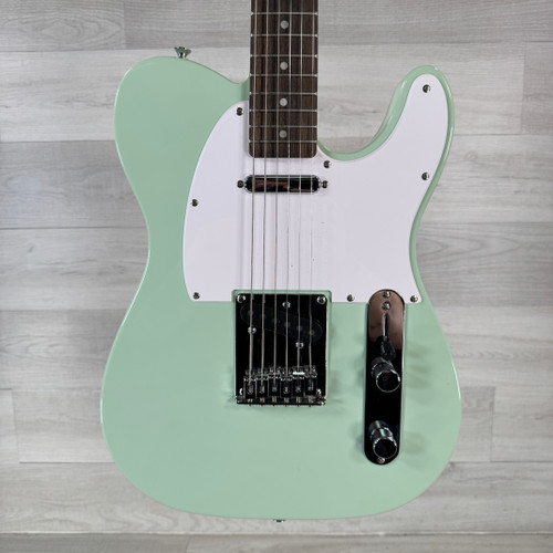 Vist Large View of Product Image Which is Used Squier Sonic Telecaster Electric Guitar - Surf Green