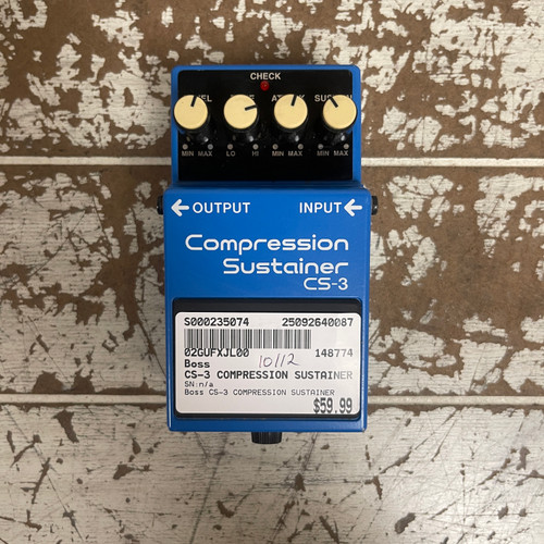 Vist Large View of Product Image Which is Used - Boss CS-3 COMPRESSION SUSTAINER - Compressor Pedal