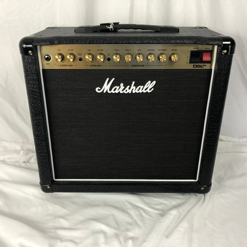 Vist Large View of Product Image Which is Used Marshall DSL20 1 x 12 Tube Combo Amplifier 1 x 12