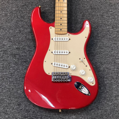Vist Large View of Product Image Which is Used Fender STANDARD STRATOCASTER S Type Electric Guitar Red 6-String