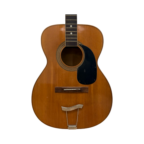 Vist Large View of Product Image Which is Used ENSENADA VINTAGE ACOUSTIC GUITAR AS-IS Vintage Solid Top Acoustic Guitar Natural
