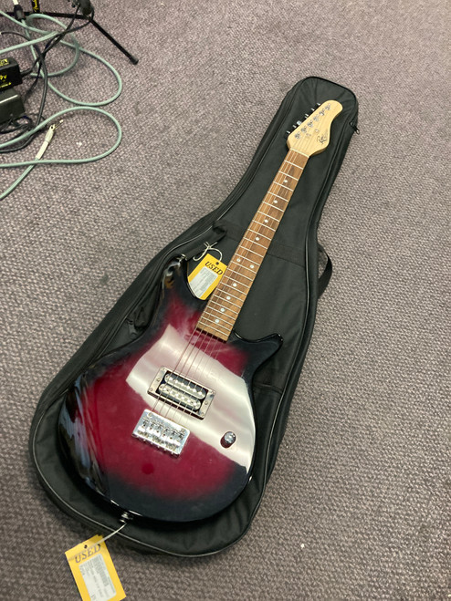 Vist Large View of Product Image Which is Used Rogue ROCKETEER RR50 7/8 SCALE Electric Guitar Purple 6-String