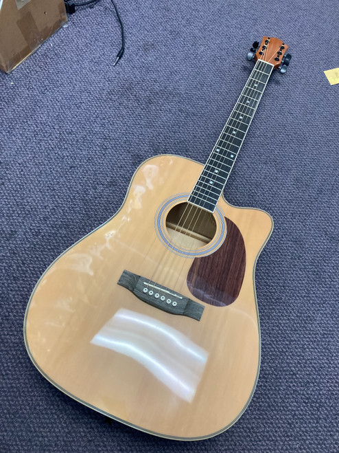Vist Large View of Product Image Which is Used DREADNOUGHT ACOUSTIC Laminate Top Acoustic Guitar Natural