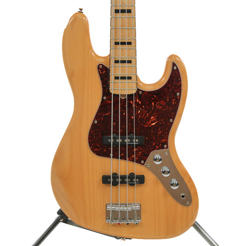 Vist Large View of Product Image Which is Used Squier VINTAGE MODIFIED JAZZ BASS 70S J Type Bass Guitar Natural 4-String