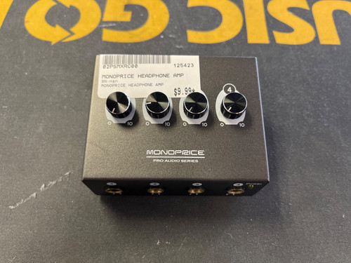 Vist Large View of Product Image Which is Used MONOPRICE HEADPHONE AMP Compact Mixer