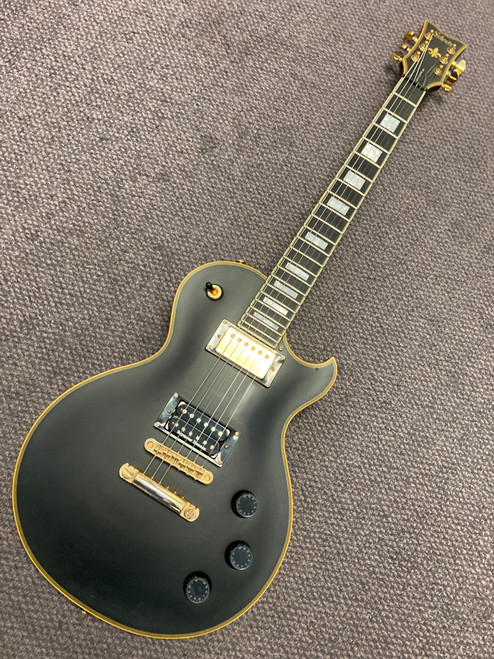 Vist Large View of Product Image Which is Used Schecter SOLO-II CUSTOM LP Type Electric Guitar Black 6-String