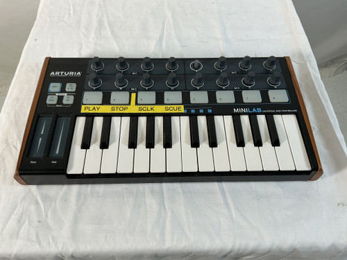 Vist Large View of Product Image Which is Used Arturia MINILAB UNIVERSAL MIDI CONTROLLER 25-Key Controller 25-Key