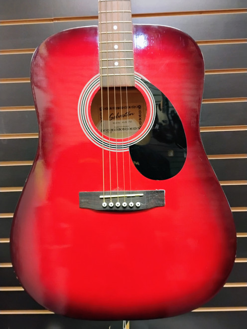 Vist Large View of Product Image Which is Used Galveston WJB750 Acoustic Guitar Red