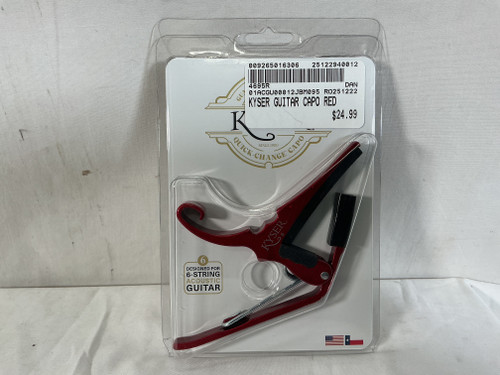 Vist Large View of Product Image Which is New KYSER GUITAR CAPO RED