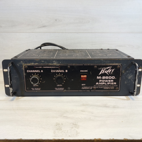 Used Peavey M2600 POWER AMP Power Amp 41108-S000063130 Vist Large View of Product Image Which is Used Peavey M2600 POWER AMP Power Amp