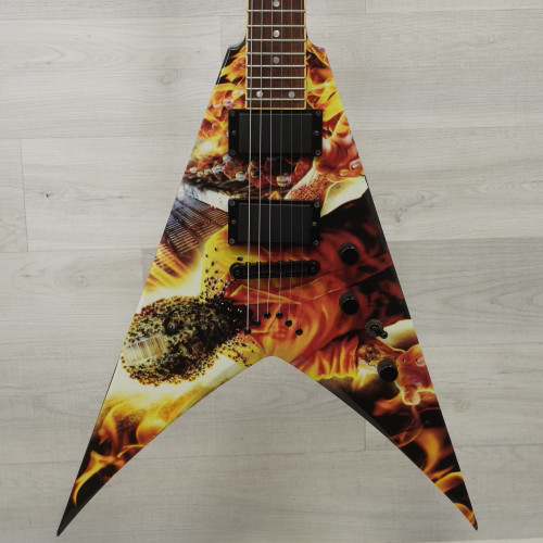 Vist Large View of Product Image Which is Used Dean Dave Mustaine Vmnt End Game Electric Guitar Custom