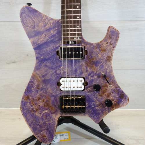 Vist Large View of Product Image Which is Used EART GW-2 Double Cut Electric Guitar Natural 6-String