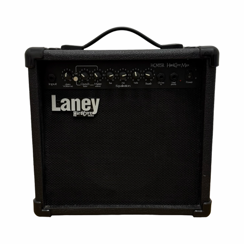 Vist Large View of Product Image Which is Used Laney HCM15R 1X8 15-WATT PRACTICE GUITAR AMP Solid State Guitar Amp 1 x 8