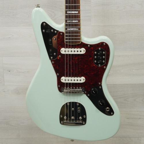 Vist Large View of Product Image Which is Used Squier Classic Vibe 70s Jaguar Electric Guitar Green