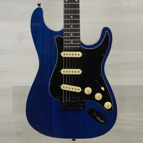 Vist Large View of Product Image Which is Used Best Choice Products Odc Electric Guitar Blue