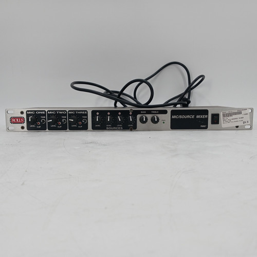 Used Rolls RM67 MIC/SOURCE MIXER Rackmount Mixer 40081-S000112577 Vist Large View of Product Image Which is Used Rolls RM67 MIC/SOURCE MIXER Rackmount Mixer