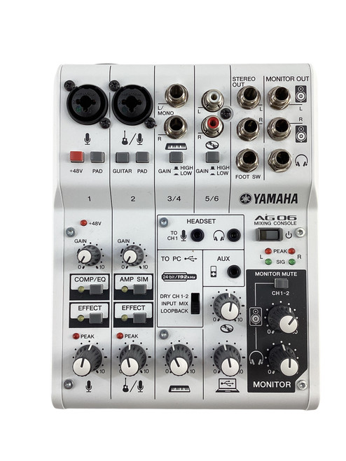 Vist Large View of Product Image Which is Used Yamaha AG06 Mixer/Interface