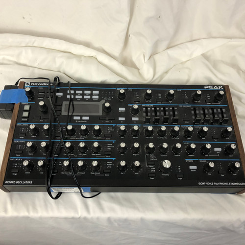 Vist Large View of Product Image Which is Used Novation PEAK 8-VOICE SYNTH Modular Synthesizer Rackmount