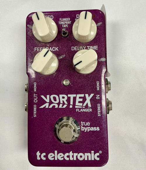 Used TC Electronic VORTEX FLANGER Flanger Pedal 41131-S000011179 Vist Large View of Product Image Which is Used TC Electronic VORTEX FLANGER Flanger Pedal