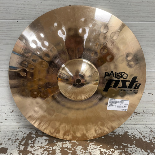 Used - Paiste 14IN PST 8 MEDIUM HI HATS - Hi Hat Cymbals 14" 40087-S000235124 Vist Large View of Product Image Which is Used - Paiste 14IN PST 8 MEDIUM HI HATS - Hi Hat Cymbals 14"