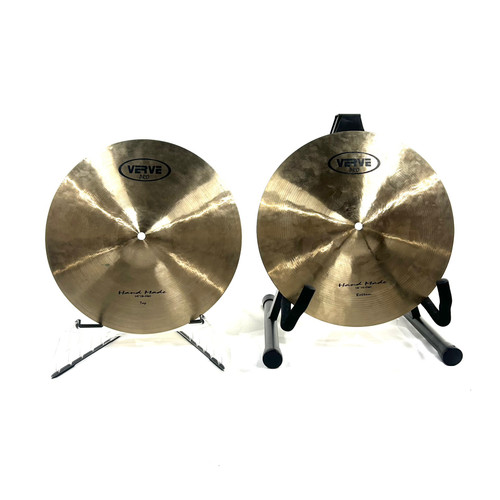Used Verve Pro 14 Inch Hi Hat Cymbals Vist Large View of Product Image Which is Used Verve Pro 14 Inch Hi Hat Cymbals