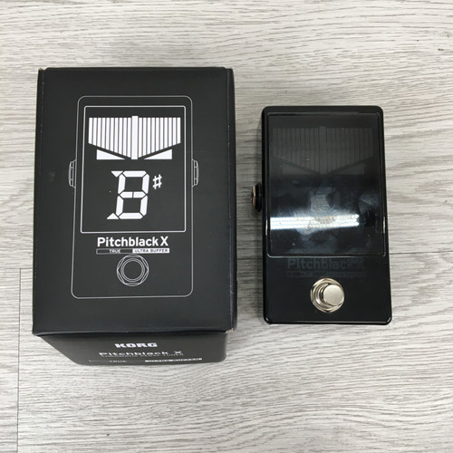 Vist Large View of Product Image Which is Used Korg PB-X PITCHBLACK CHROMATIC PEDAL TUNER Tuner Pedal